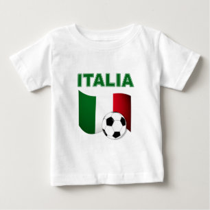 T-shirt Pour Bébé coupe du monde du football du football de l'Italie