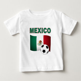T-shirt Pour Bébé coupe du monde du football du football du Mexique