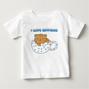 T-shirt Pour Bébé Coupe Kawaii de fée de chat