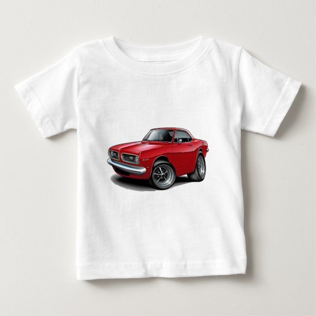 T-shirt Pour Bébé Coupe rouge Barracuda 1967-69 (Devant)