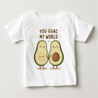 T-shirt Pour Bébé Couple Avocado mignon