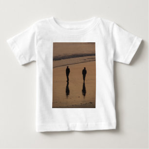 T-shirt Pour Bébé couple sur la plage