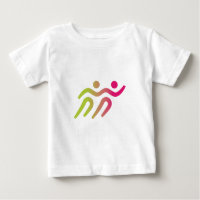 Coureur garçon avec filles
