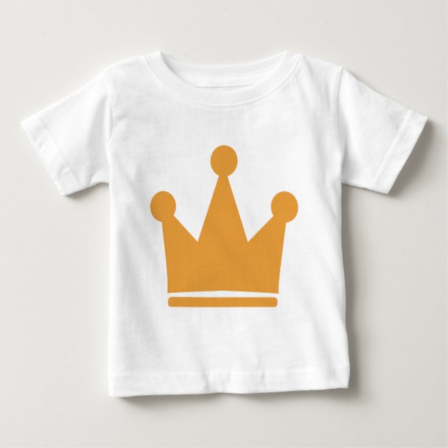 T-shirt Pour Bébé couronne (Devant)