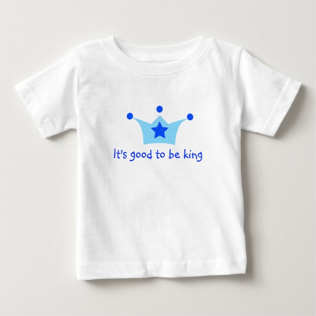 T-shirt Pour Bébé couronne (Devant)