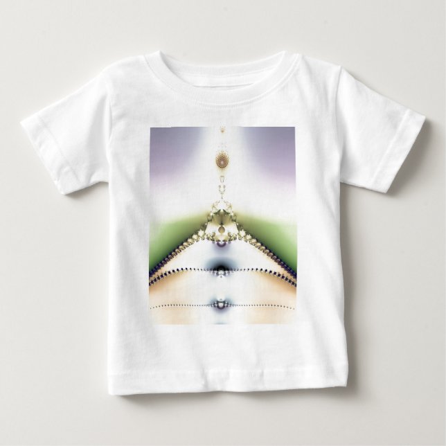 T-shirt Pour Bébé Couronne (Devant)