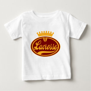 T-shirt Pour Bébé Couronne de lacrosse