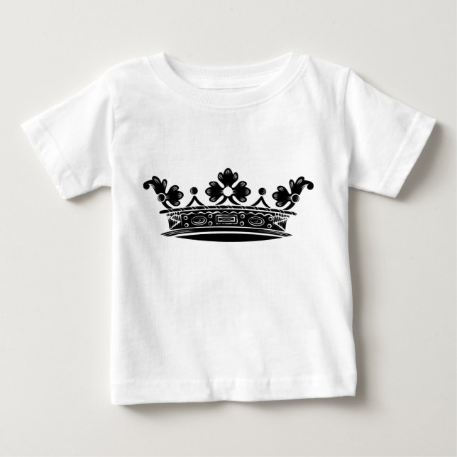T-shirt Pour Bébé Couronne royale 05 (Devant)
