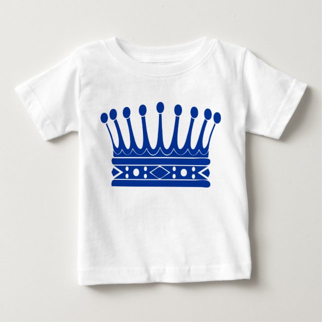 T-shirt Pour Bébé Couronne Royale 07 (Devant)