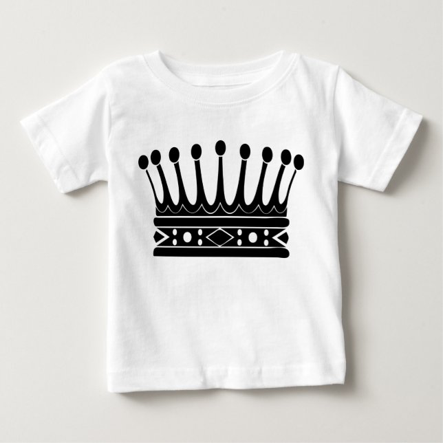 T-shirt Pour Bébé Couronne royale 07 (Devant)