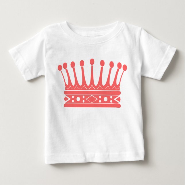 T-shirt Pour Bébé Couronne royale 07 (Devant)