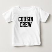 T-shirt Pour Bébé Cousin Crew Kids (Devant)
