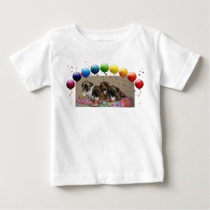 T-shirt Pour Bébé Coussin Bouledogue Français French Bulldog