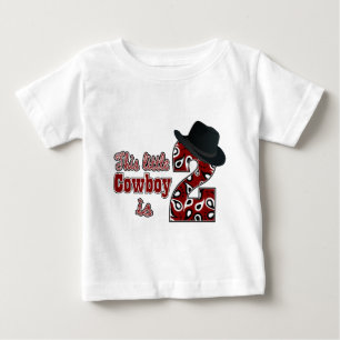 T-shirt Pour Bébé Cowboy 2e anniversaire