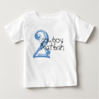 Cowboy personnalisable 2e chemise d'anniversaire