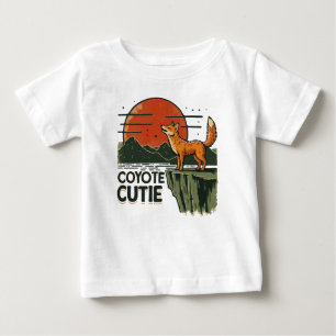 T-shirt Pour Bébé Coyote