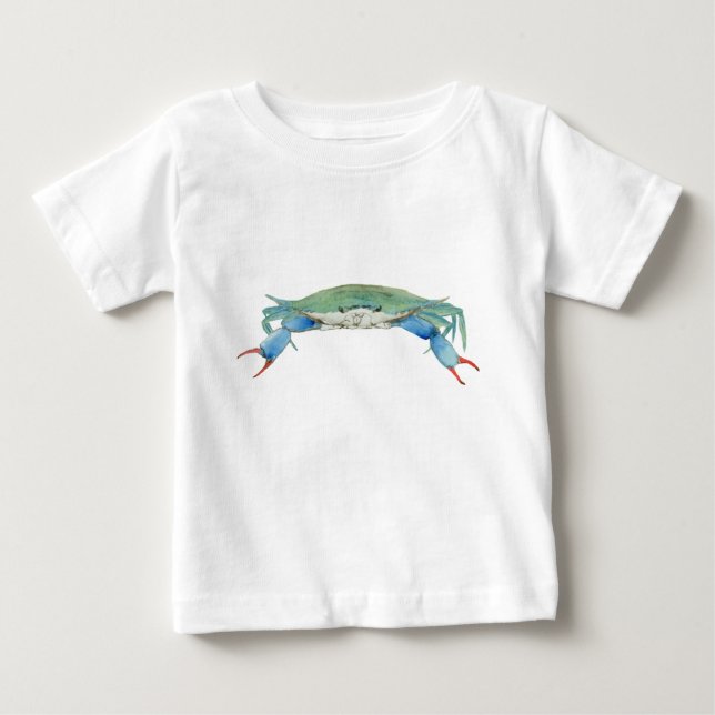 T-shirt Pour Bébé Crabe (Devant)