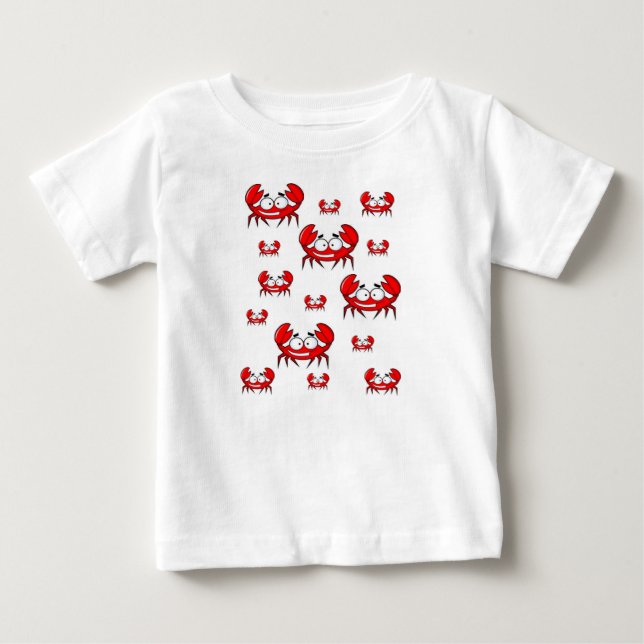 T-shirt Pour Bébé Crabe T-shirt bébé (Devant)