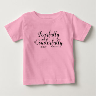 T-shirt Pour Bébé Craintivement et merveilleusement fait