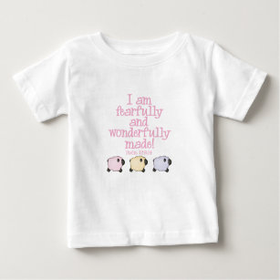 T-shirt Pour Bébé Craintivement et merveilleusement fait - rose