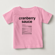 Cranberry Sauce Information nutritionnelle