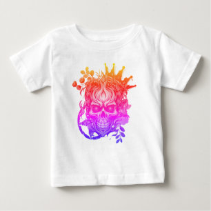T-shirt Pour Bébé Crâne