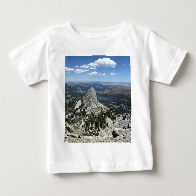 T-shirt Pour Bébé Crâne Cristal Mammoth Lakes Basin Mammoth Crest (Devant)