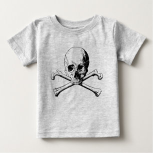 T-shirt Pour Bébé Crâne croisé