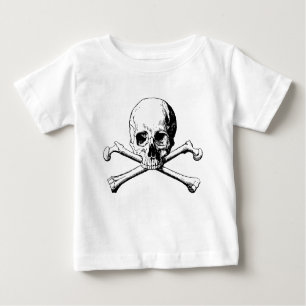 T-shirt Pour Bébé Crâne croisé