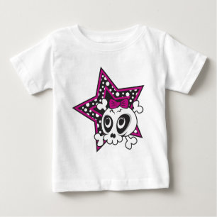 T-shirt Pour Bébé Crâne de Girlie Emo