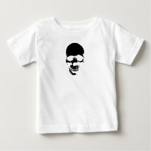 T-shirt Pour Bébé Crâne de la faucheuse noire