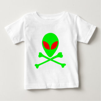 T-shirt Pour Bébé Crâne et os étrangers