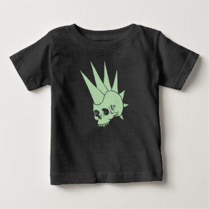 T-shirt Pour Bébé Crâne Jawless Punk personnalisable version 2