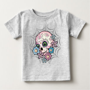 T-shirt Pour Bébé Crâne Sucre