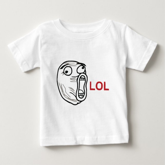 T-shirt Pour Bébé Cravate de meme de LOL (Devant)