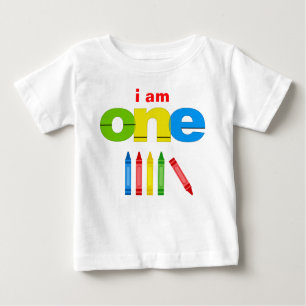 T-shirt Pour Bébé Crayonnez le ęr enfant de bébé d'enfant en bas âge
