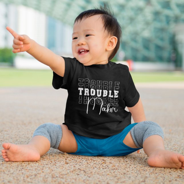 T-shirt Pour Bébé Créateur de problèmes (Créateur téléchargé)