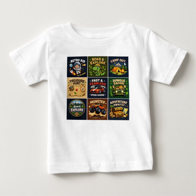 T-shirt Pour Bébé Créatif (Devant)