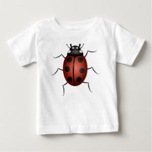 T-shirt Pour Bébé Création d'insecte coccinelle