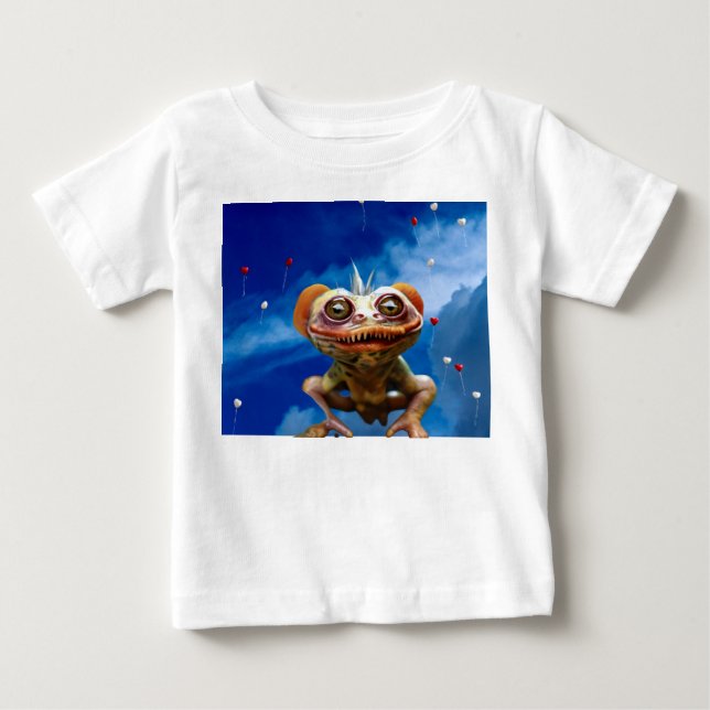 T-shirt Pour Bébé Créature de fantaisie.  (Devant)