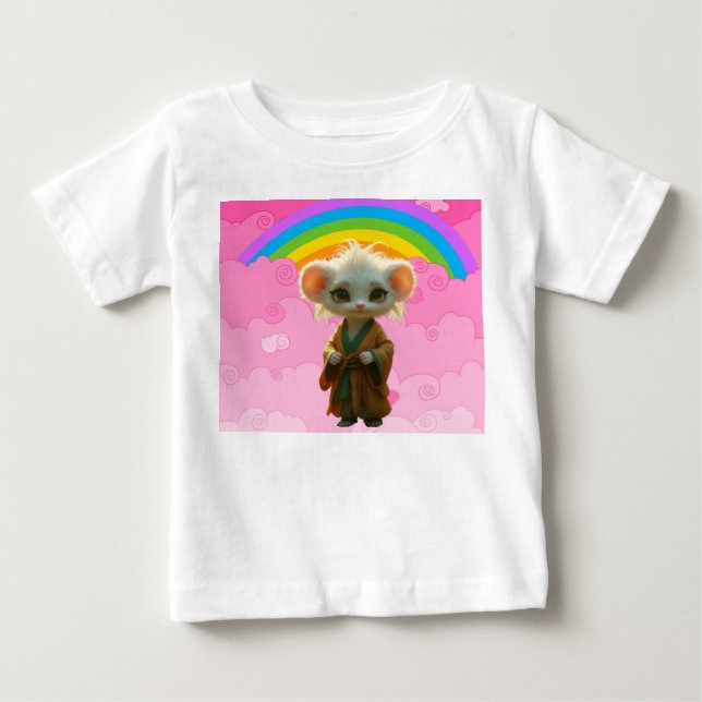 T-shirt Pour Bébé Créature de fantaisie. (Devant)