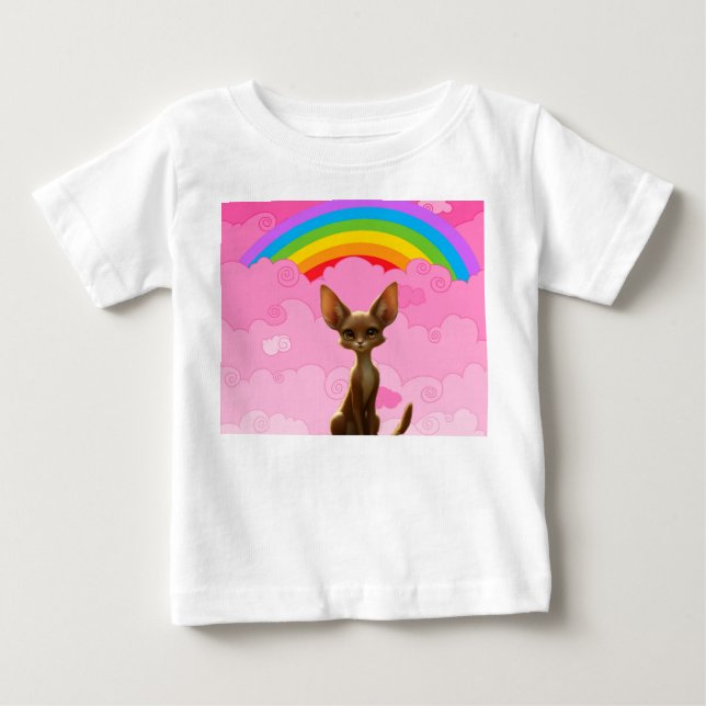 T-shirt Pour Bébé Créature de fantaisie. (Devant)