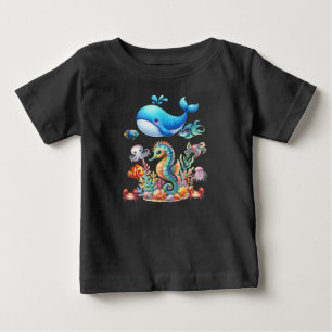 T-shirt Pour Bébé Créatures Océaniques Enfants