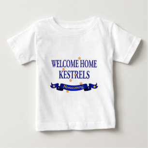 T-shirt Pour Bébé Crécerelles à la maison bienvenues