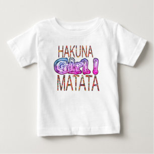 T-shirt Pour Bébé Créez vos propres couleurs de fille africaine Haku