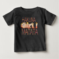 Créez vos propres couleurs de fille Hakuna Matata