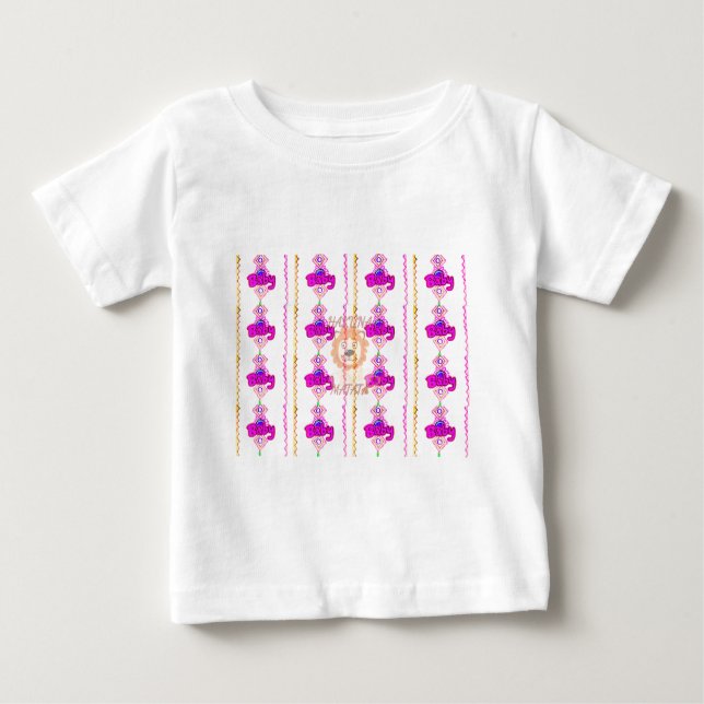 T-shirt Pour Bébé Créez votre propre bébé amusant Lion Cub Design de (Devant)