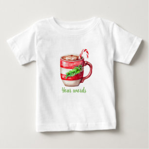 T-shirt Pour Bébé Créez votre propre chocolat chaud à la menthe poiv