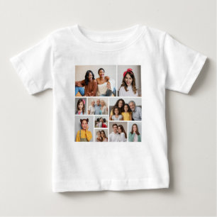 T-shirt Pour Bébé Créez votre propre collection de photos 10
