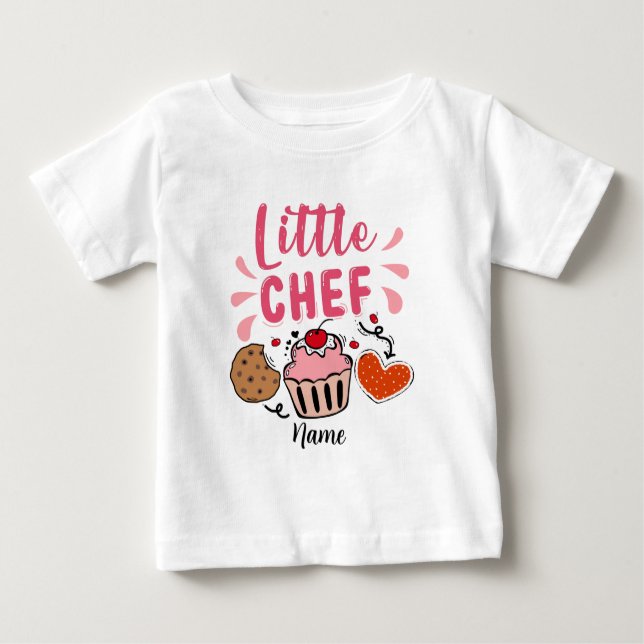 T-shirt Pour Bébé Créez votre propre petit chef (Devant)